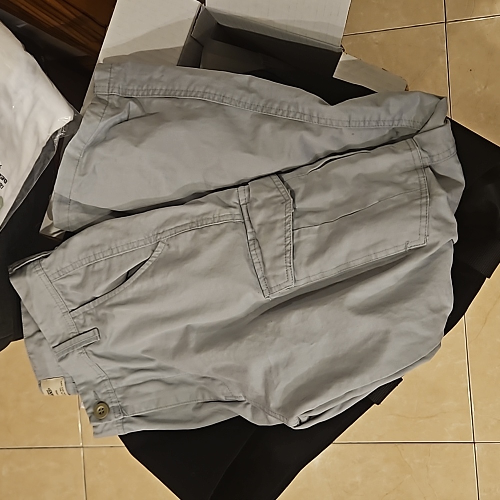 Vans large men's pastel blue cargo chino slate pants